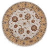 Dynamic JEWEL White Round 53 X 53 Area Rug JWR570230107 801-70401 Thumb 0