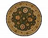 dynamic_rug_jewel_collection_wool_and_art_silk_green_round_area_rug_70403