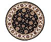 Dynamic JEWEL Black Round 53 X 53 Area Rug JWR570231090 801-70404 Thumb 0