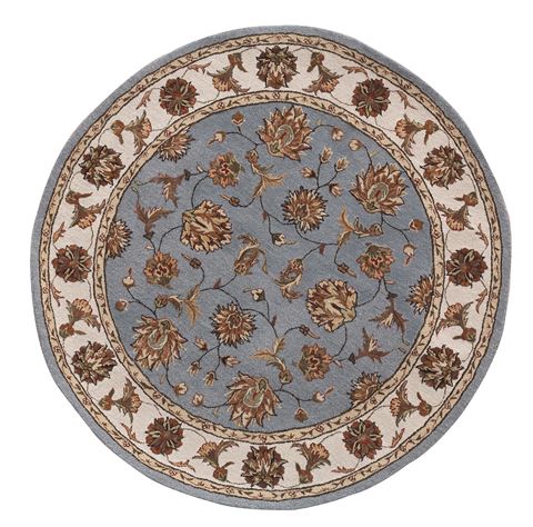 Dynamic JEWEL Blue Round 710 X 710 Area Rug JWR870231500 801-70419 Image 0