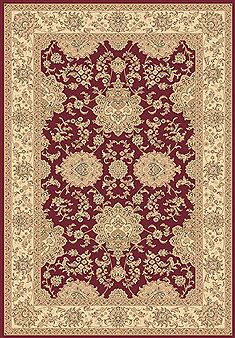 Dynamic LEGACY Red Rectangle 5x8 ft  Carpet 70501