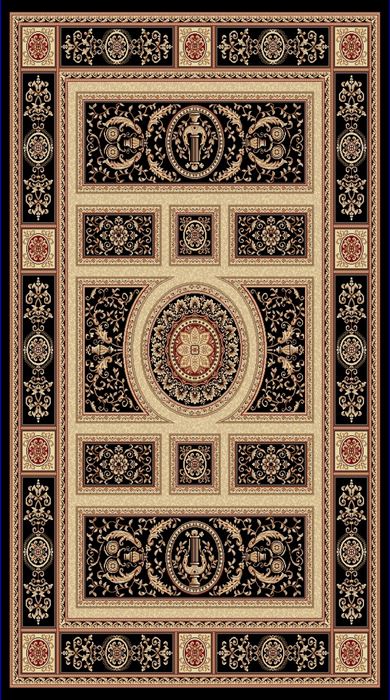 Dynamic LEGACY Black 67 X 96 Area Rug LE71058021090 801-70530 Image 0