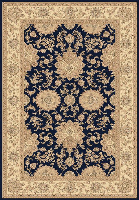 Dynamic LEGACY Blue Rectangle 9x13 ft polypropylene Carpet ...