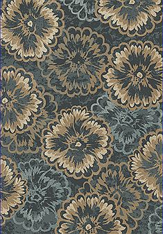 Dynamic MELODY Blue Runner 2'2" X 10'10" Area Rug ME212985013554 801-70705