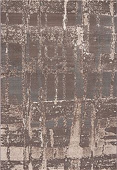 Dynamic MYSTERIO Grey Rectangle 2x4 ft polypropylene Carpet 70849