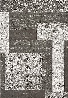 Dynamic MYSTERIO Grey Rectangle 2x4 ft polypropylene Carpet 70851