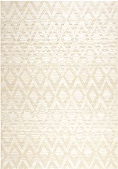 Dynamic MYSTERIO White Rectangle 2x4 ft Polypropylene Carpet 70852