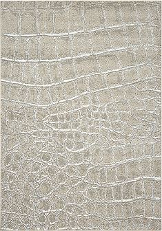 Dynamic MYSTERIO White Rectangle 2x4 ft polypropylene Carpet 70860