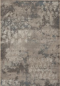 Dynamic MYSTERIO Grey Rectangle 2x4 ft polypropylene Carpet 70862