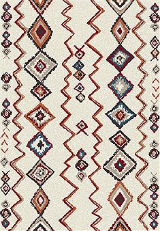 Dynamic Nomad White 2'7" X 4'11" Area Rug NM356228101 801-70926