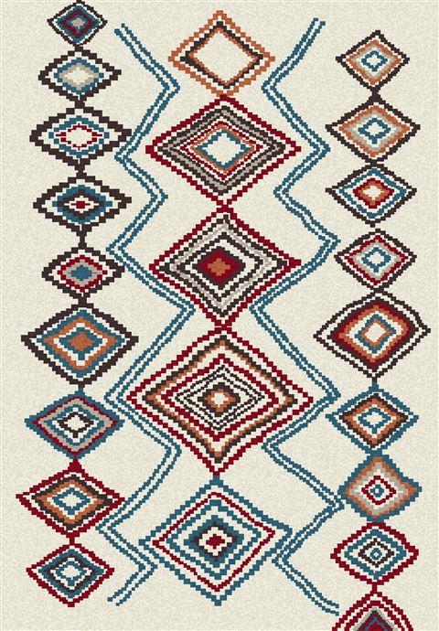 Dynamic Nomad White 53 X 77 Area Rug NM696229101 801-70932 Image 0