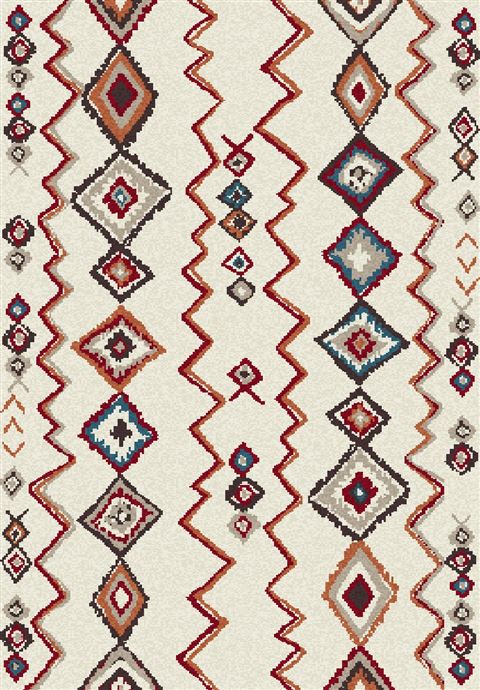 Dynamic Nomad White 67 X 96 Area Rug NM7106228101 801-70936 Image 0