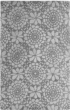 Dynamic Palace White Rectangle 8x11 ft Wool Carpet 71068