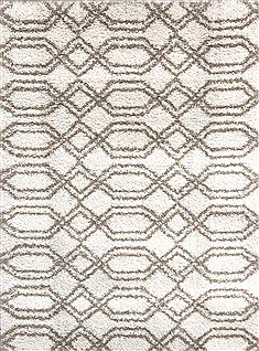 Dynamic PASSION White Rectangle 4x6 ft polypropylene Carpet 71158