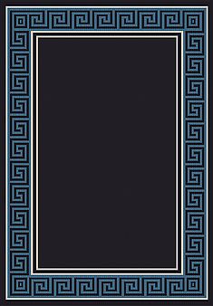 Dynamic PIAZZA Black 3'11" X 5'7" Area Rug PZ4607206G38 801-71264