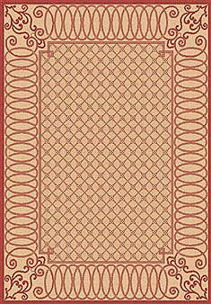 Dynamic PIAZZA Beige Rectangle 4x6 ft polypropylene Carpet 71270
