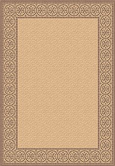 Dynamic PIAZZA Brown Rectangle 8x11 ft polypropylene Carpet 71357