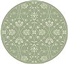 Dynamic PIAZZA Green Round 53 X 53 Area Rug PZR527444808 801-71378 Thumb 0