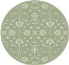 Dynamic PIAZZA Green Round 53 X 53 Area Rug PZR527444808 801-71378 Thumb 0