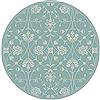 Dynamic PIAZZA Blue Round 53 X 53 Area Rug PZR527445409 801-71379 Thumb 0