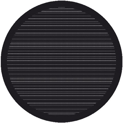 Dynamic PIAZZA Grey Round 53 X 53 Area Rug PZR550458201 801-71385 Image 0