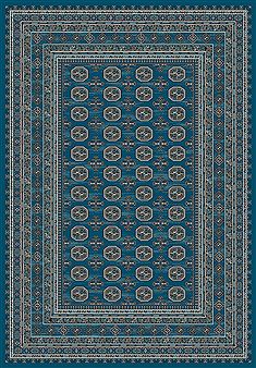 Dynamic REGAL Blue Runner 2'2" X 7'7" Area Rug RG28884048989 801-71512