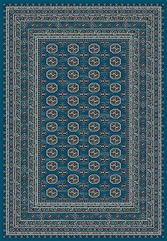 Dynamic REGAL Blue Runner 2'2" X 7'7" Area Rug RG28884048989 801-71512