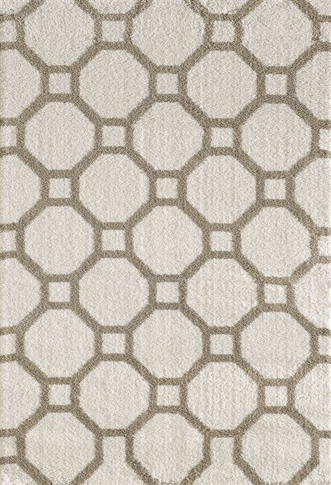 Dynamic SILKY SHAG White 92 X 1210 Area Rug SI10145903110 801-71880 Image 0