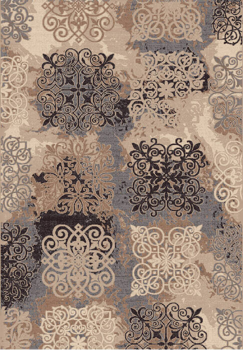 Dynamic TREASURE Beige 67 X 96 Area Rug TE7107910123 801-72069 Image 0