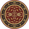 Dynamic YAZD Red Round 53 X 53 Area Rug YAR51744310 801-72424 Thumb 0