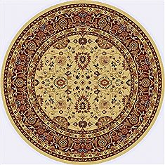 Dynamic YAZD Beige Round 5 to 6 ft  Carpet 72437