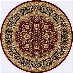 Dynamic YAZD Red Round 5'3" X 5'3" Area Rug YAR52803390 801-72438