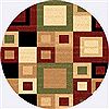 Dynamic YAZD Red Round 53 X 53 Area Rug YAR58960340 801-72451 Thumb 0