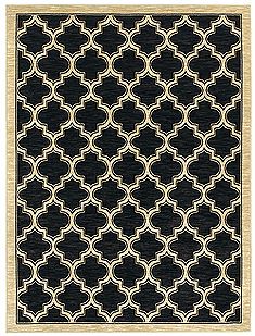 Dynamic YAZD Black 5'3" X 7'7" Area Rug YA692816090 801-72477