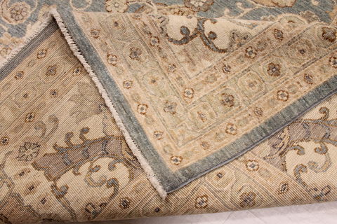 Ziegler Beige Hand Knotted 117 X 157 Area Rug 254-72522 Image 7
