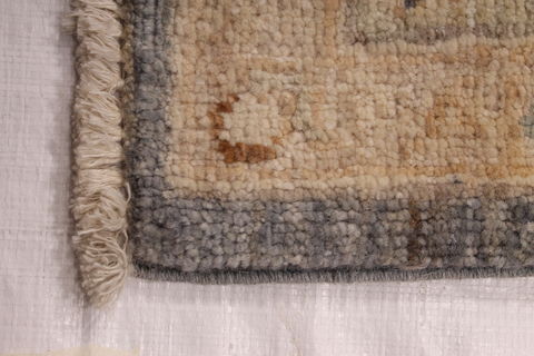 Ziegler Beige Hand Knotted 117 X 145 Area Rug 254-72523 Image 1