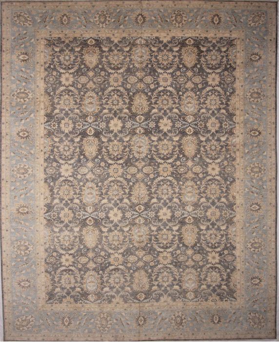 Ziegler Beige Hand Knotted 117 X 145 Area Rug 254-72523 Image 0