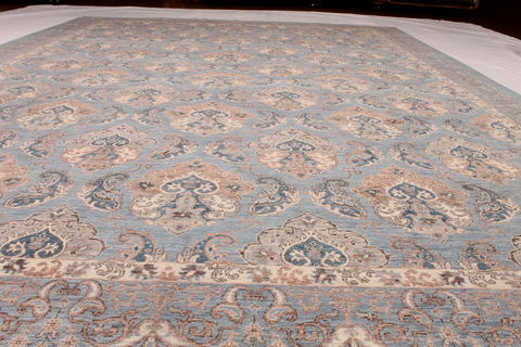 Ziegler Blue Hand Knotted 97 X 137 Area Rug 254-72529 Image 1