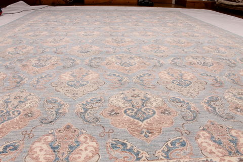 Ziegler Blue Hand Knotted 97 X 137 Area Rug 254-72529 Image 2