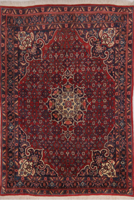 Bidjar Red Hand Knotted 45 X 64  Area Rug 254-74301 Image 0