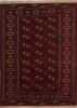 Turkman Red Hand Knotted 47 X 60 Area Rug 254-74313 Thumb 0