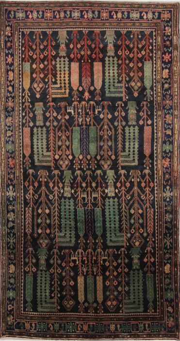 Koliai Beige Hand Knotted 410 X 90 Area Rug 254-74322 Image 0