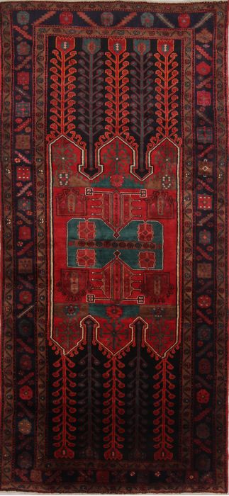 Koliai Blue Runner Hand Knotted 49 X 106 Area Rug 254-74333 Image 0