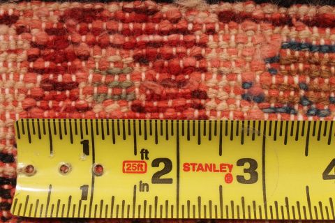Zanjan Red Runner Hand Knotted 211 X 159 Area Rug 254-74346 Image 4