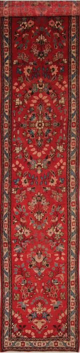 Zanjan Red Runner Hand Knotted 211 X 159 Area Rug 254-74346 Image 0