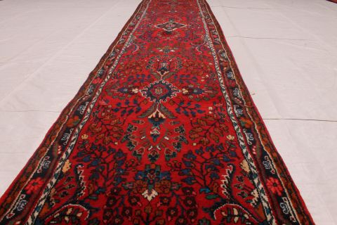 Malayer Red Runner Hand Knotted 28 X 165 Area Rug 254-74348 Image 6
