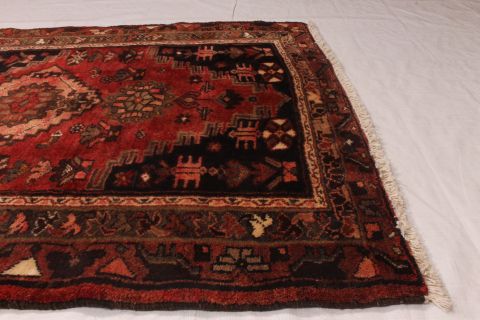 Zanjan Beige Runner Hand Knotted 38 X 170 Area Rug 254-74351 Image 3