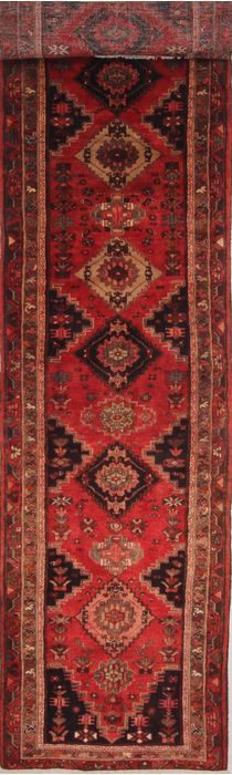 Zanjan Beige Runner Hand Knotted 38 X 170 Area Rug 254-74351 Image 0