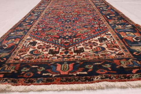 Zanjan Red Runner Hand Knotted 37 X 165 Area Rug 254-74353 Image 1