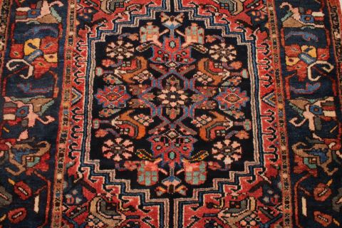 Zanjan Red Runner Hand Knotted 37 X 165 Area Rug 254-74353 Image 5